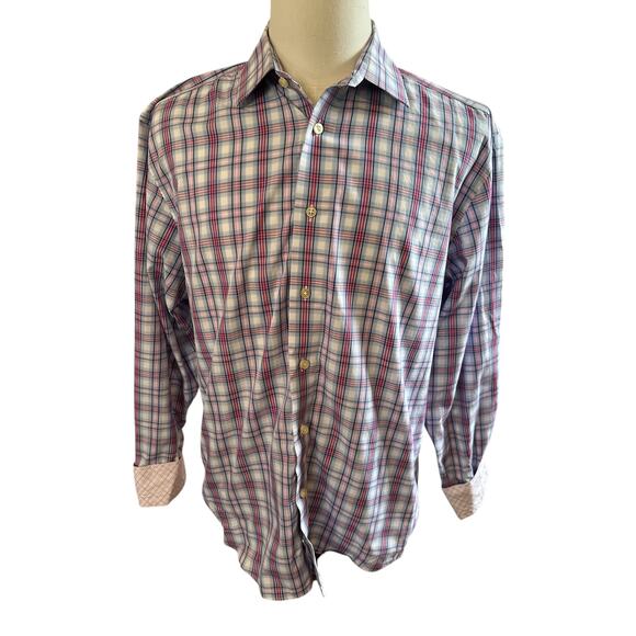 Egara Mens Dress Shirt Spring colors Size XL - Picture 1 of 5